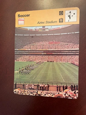 Карта Sportscaster 1977 No06-15 Aztec Stadium - футбол MT - Изображение 1 из 2