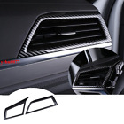 2019-2020 For Vw Jetta Mk7 Carbon Fiber Look Console Air Outlet Frame Cover Trim