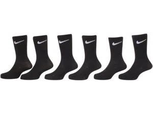 Nike Toddler/Little Boy's Crew Socks 6-Pairs Lightweight - Picture 1 of 5