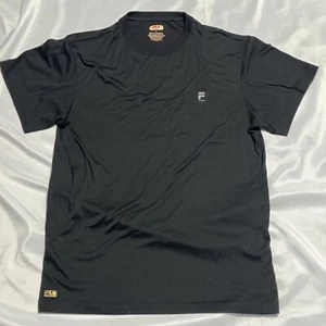 Fila T-Shirt Mens Size Medium Black Short Sleeve - Picture 1 of 10