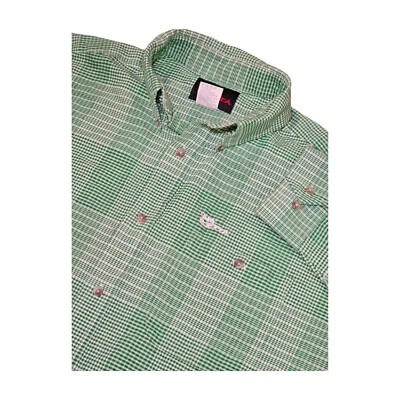 Camisa De Colección "MO" BETTA Manga Larga Años 90 Con Botones Verde Guinga Rodeo Para Hombre XL Foto 1 de 4