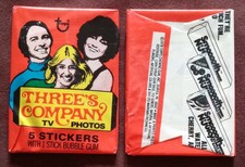 1978 Topps Three's Company Unopened  stickers Pack