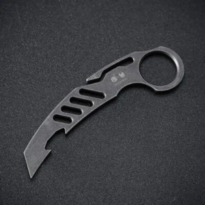 Petrified Fish Karatool Titanium alloy pocket size Pry bar tool Black Stonewash - Picture 1 of 1
