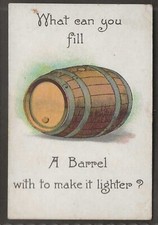 LAMBERT & BUTLER-CONUNDRUMS 1901 (GREEN BACK)-#31- SCARCE CARD!! 