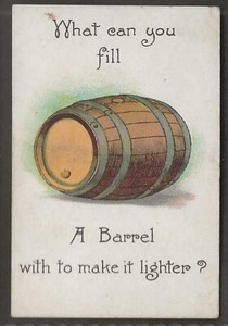 LAMBERT & BUTLER-CONUNDRUMS 1901 (GREEN BACK)-#31- SCARCE CARD!! 