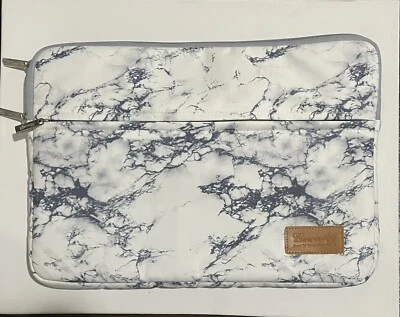 CanvasLife patrón mármol 360 grados protector 14 pulgadas portátil funda bolsa Foto 1 de 3