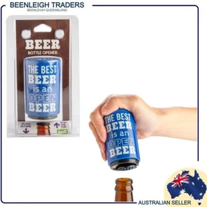 PUSH DOWN TWIST TOP BOTTLE OPENER The Best Beer Is An Open Beer Brand New - Bild 1 von 9