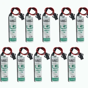 10 Pcs -  LS 14500 LS14500 AA 3.6V 2600mAh Battery With Plug US - Picture 1 of 8