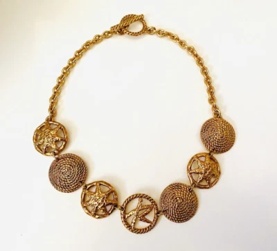 Collier tourbillon étoile REMINISCENCE Vintage 90s New Old Stock - Photo 1/4