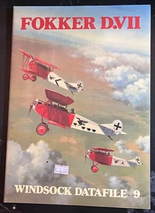Fokker D.VII WINDSOCK DATAFILE #9 PHOTOS DRAWINGS SIDE VIEWS WIND-SOCK - Picture 1 of 5