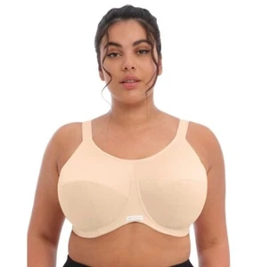 ELOMI EL8041 Energise Sport-BH mit Bügel und J-Haken 44D beige - Bild 1 von 13