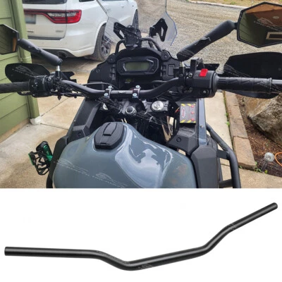 For Kawasaki KLX KLE KLR 250 650 Black Motorcycle 28mm Centre Handlebar Drag Bar - Изображение 1 из 4
