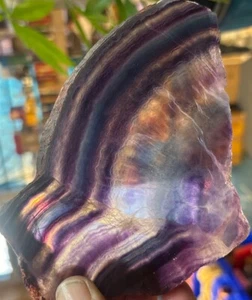 A Grade Rainbow Fluorite Slab  - Picture 1 of 11