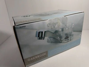 Grifo de baño OakBrook cartucho sin lavadora grifo emergente de lavabo de dos manijas  - Imagen 1 de 2