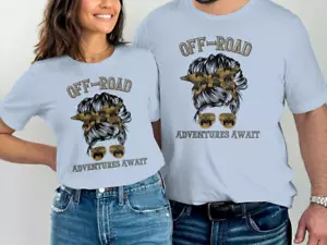 Off Road Adventures Await Bold Explorer Enthusiast Unisex Jersey Short Sleeve T - Picture 1 of 29