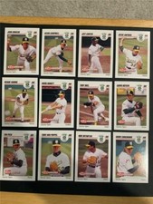 1992 Skybox AAA Oakland A's Athletics Team Set 12 Cards Tacoma Tigers