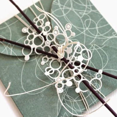 Circle Bubble Metal Stencil Cutting Dies Scrapbooking Cutting Dies Album Card - Image 1 of 4