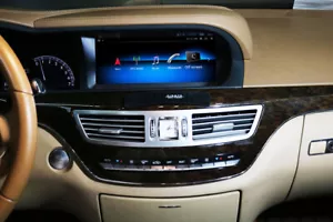 Android 13 Touch Screen Display for Mercedes Benz S Class 2006-2013 Carplay SIM - Picture 1 of 4