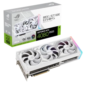 ASUS ROG-STRIX-RTX4080S-O16G-WHITE Gaming Graphics Card - Picture 1 of 14