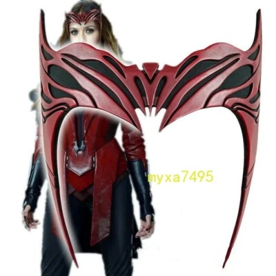 Diadema Wanda Maximoff Bruja Escarlata utilería Prendas para la cabeza 1 pieza Halloween Juegos con disfraces Regalos Foto 1 de 4