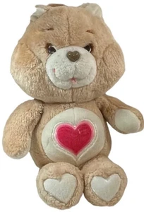 Kenner Care Bear Tender Red Heart 14” Vtg 1983 Plush Beige Valentine Love Rare - Picture 1 of 7