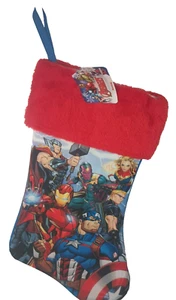 Marvel Avengers Natale 16 Pollici Calza Polsino Rosso Nuova - Foto 1 di 4