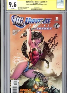 DC UNIVERSE ONLINE LEGENDS #3 (2011) handsigniert Susan Eisenberg (CGC SS 9.6) - Bild 1 von 2