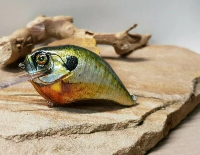 Ezs lures Custom WRAPPED CRANK ( Bluegill )