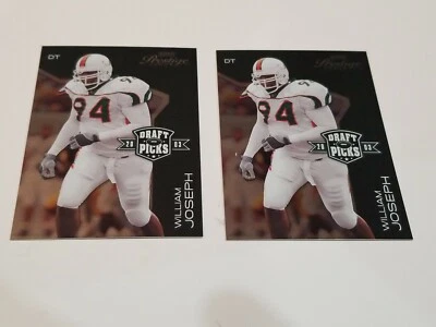 2-2003 Playoff Prestige Draft Picks/2003 #DP-21 William Joseph Miami Hurricanes - Image 1 of 4