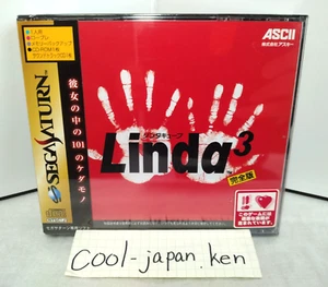 Sealed Linda³ Linda Cube Kanzenban Sega Saturn Japan NTSC-J Rare Collector - Picture 1 of 11