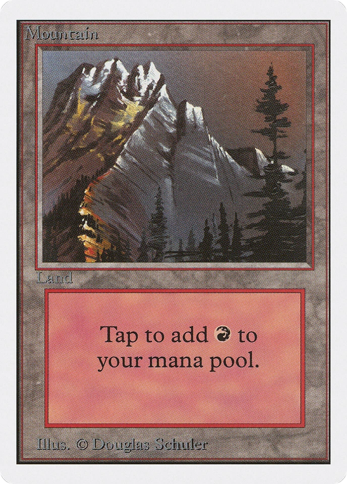 Mountain (A) x4 EX/NM Unlimited Edition MTG R297 4RCards - Image 1 of 1