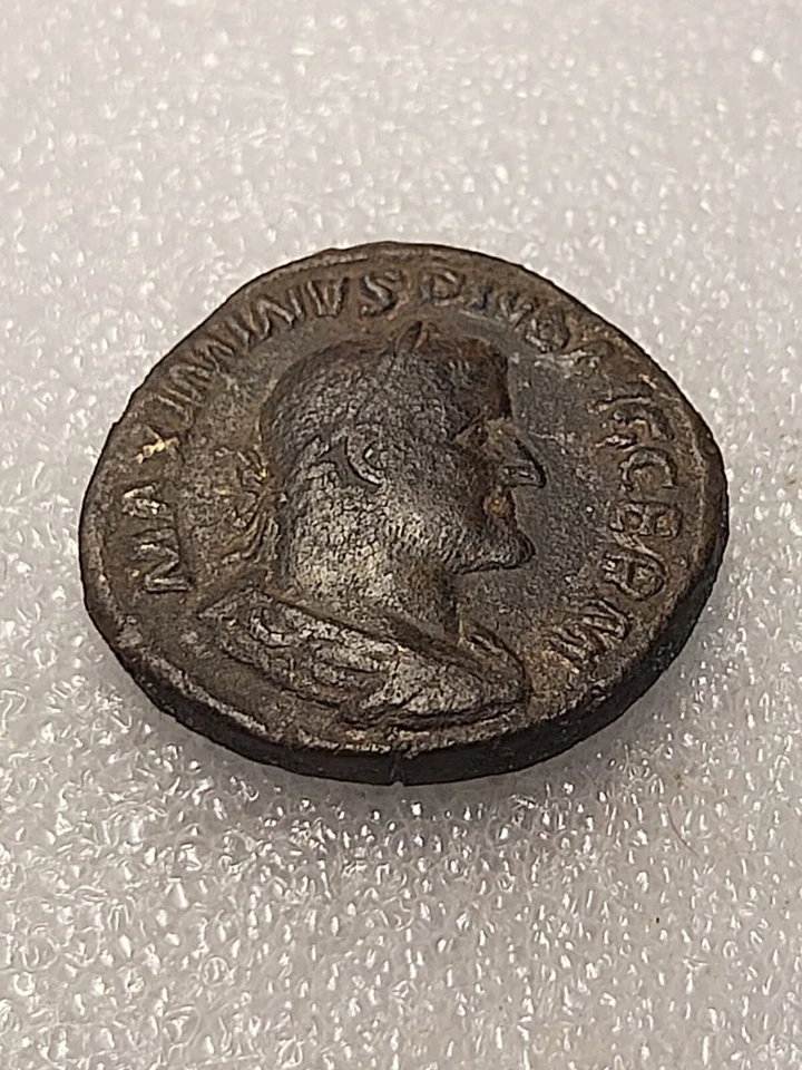 Maximinus I Thrax, Sestertius, 235-238, Rome, VF, Copper, RIC:78 - Image 1 of 4
