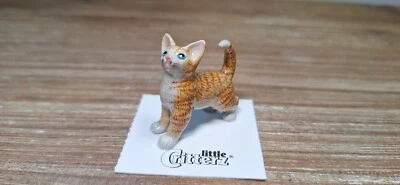 LITTLE CRITTERZ 橙色老虎猫 "姜" 微型雕像 全新 免运费 LC908 — 第 1/4 张图片