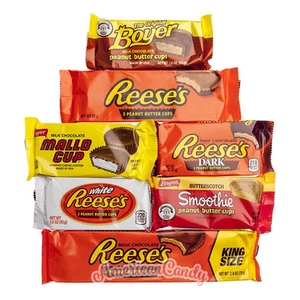 Für die Liebsten: 7 Sorten Peanut Butter Cups Reeses Boyer (51,40€/kg) - Bild 1 von 1