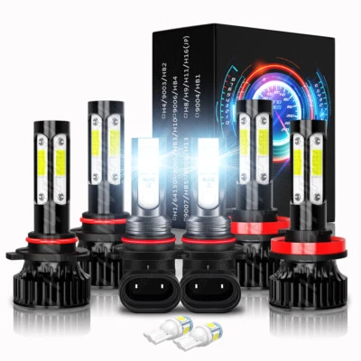 Комплект из 6 комбинированных светодиодных противотуманных фар дальнего и ближнего света для Mazda CX-9 2007-2012 годов выпуска - Изображение 1 из 4