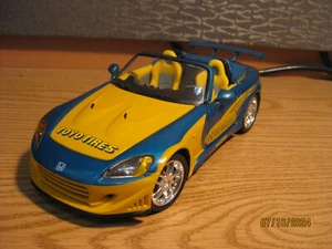 1/18 2002 HONDA S-2000, IN BLUE AND YELLOW, "FAST & FURIOS" ?- ERTL , NO BOX - Picture 1 of 21