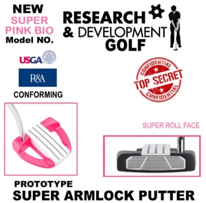 41" SUPER ROSA BIO BRAZO BLOQUEO PUTTER RH 17" JUMBO AGARRE PLANO ****SOLO QUEDAN 2 - Imagen 1 de 12