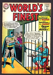⭐️ MEJOR DEL MUNDO - BATMAN & SUPERMAN ¡Prisión para héroes! 145 Edad de Plata 1964 - Imagen 1 de 6