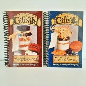 Gifts in a Jar Recipe Books, Lot of 2 - Bars Brownies & Muffins Breads, 2001 - Picture 1 of 11