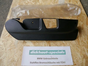 BMW E32 E34 Blende Sitz aussen rechts SCHWARZ NEU NOS 1957532 - Bild 1 von 4