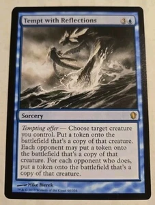 2013 Wizard Coast Magic The Gathering Commander Tempt w Reflections 70 Game Card - Picture 1 of 2