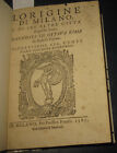 1587 Raffaello Toscano  L'origine di Milano e di sei altre città Pavia Lodi Como