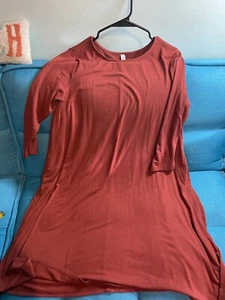 Damen Strickkleid Zenana Premium Rostfarben, Größe M - Bild 1 von 4