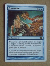 Magic the Gathering MTG - Cowardice 8th Edition Rare New