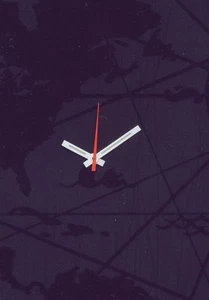 NEW WHITE WITH LUMINOUS AND ORGANE SEC HAND FOR ACCUTRON WATCH