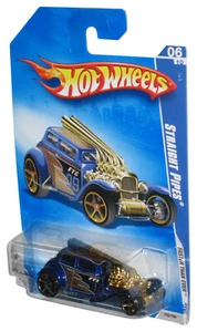 Hot Wheels Faster Than Ever 6/10 '09 Blue Straight Pipes Toy Car 132/190 - Picture 1 of 1