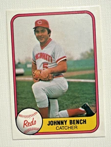 ⭐🦄 Fleer 1981 - Johnny Bench #196 - Imagen 1 de 2