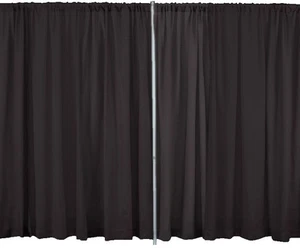 18 FUSS HOCH x 5 FUSS BREIT PREMIUM VORHANG VORHANG (FÜR ROHR UND VORHANG DISPLAYS) - Bild 1 von 8