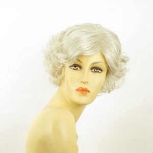 Perruque femme blanche bouclée ref MATHILDE 60 - Imagen 1 de 8