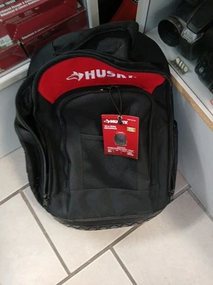 Husky 16 pulgadas Mochila de herramientas bolsa de almacenamiento inferior de goma de alta resistencia H-68003 Foto 1 de 4